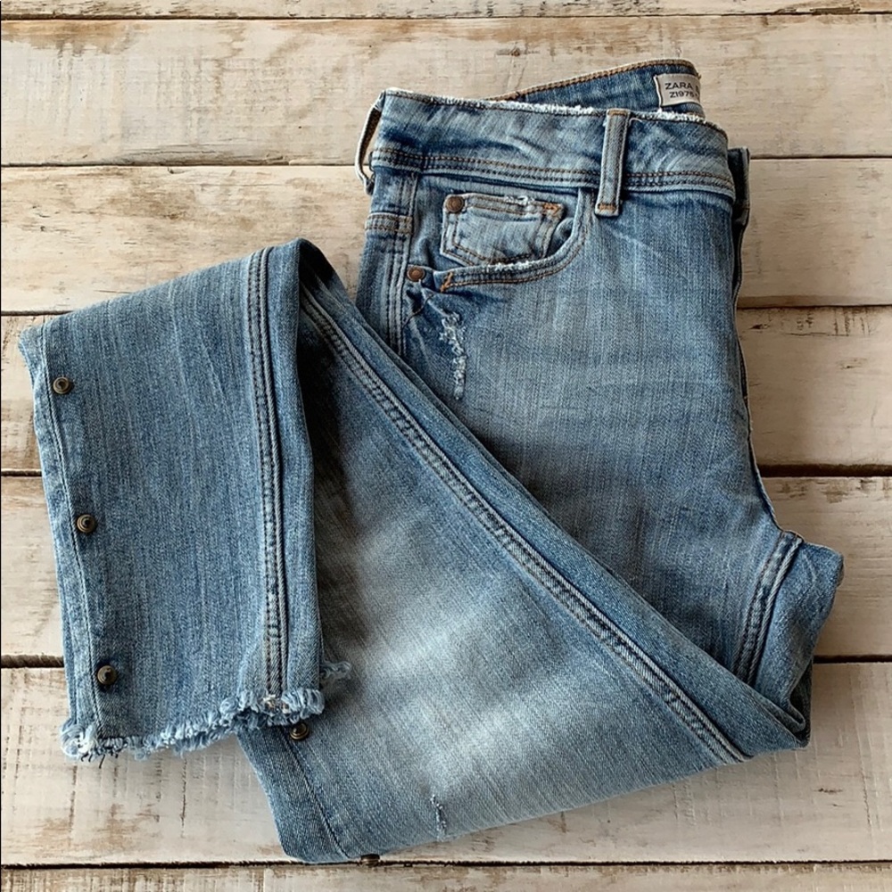 Zara Skinny chewed hem jean - Picture 3 of 6